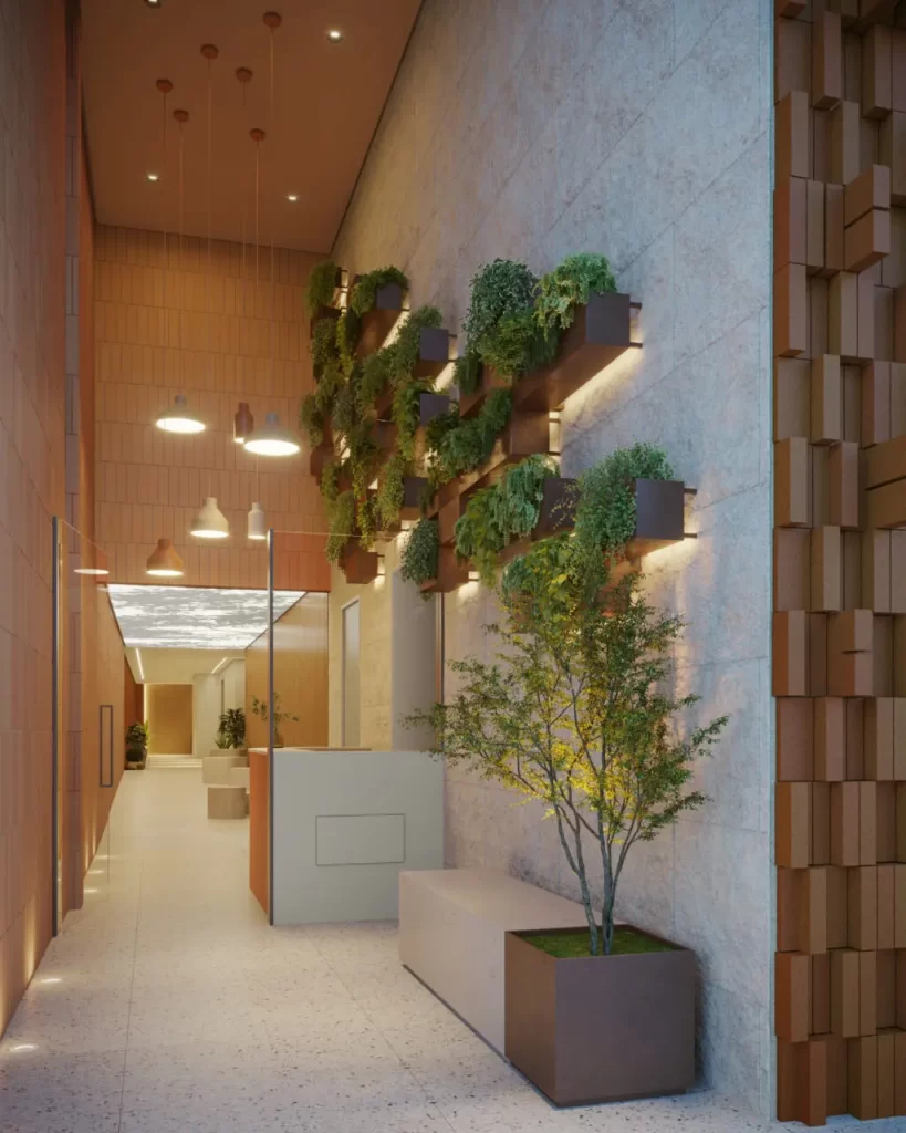 zenture residencial botafogo lobby