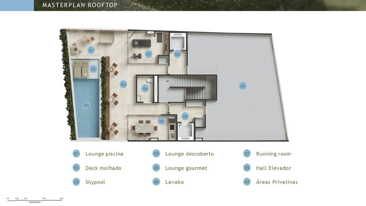 Soul Rio Barata Ribeiro Copacabana - Imóveis Novos no Rio Soul Rio Barata Ribeiro Copacabana -Masterplan-Rooftop