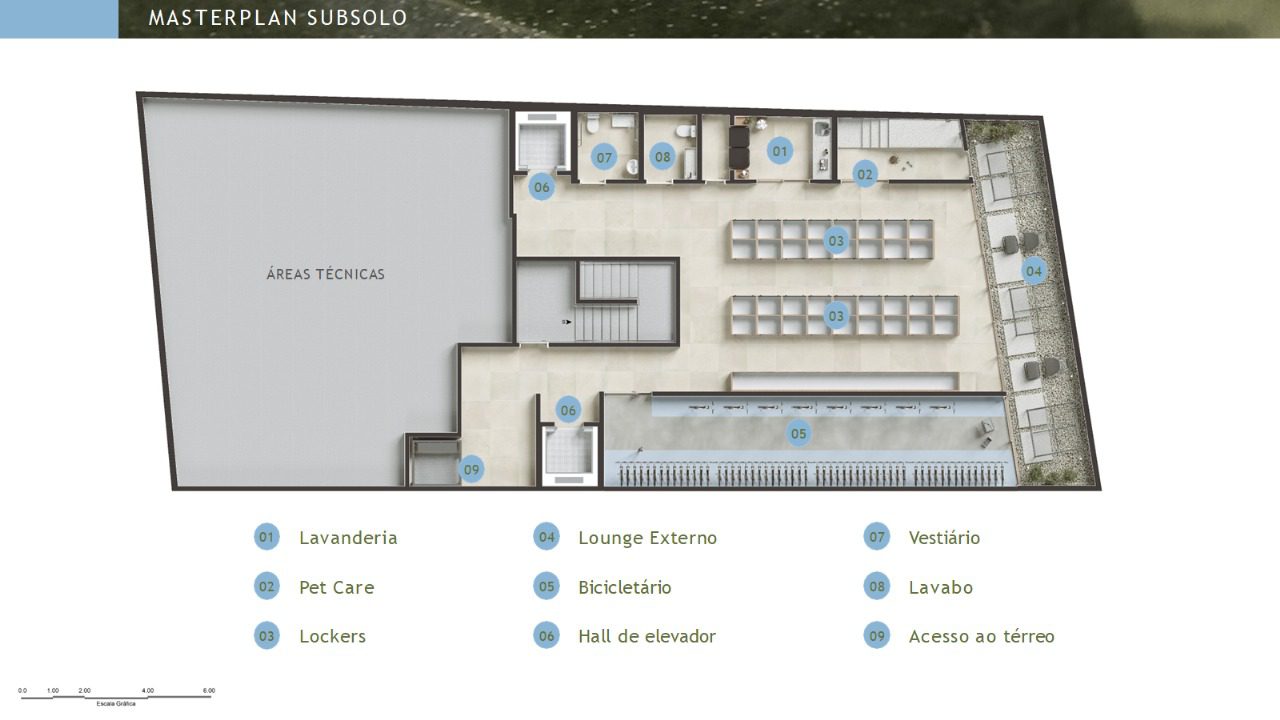 Soul Rio Barata Ribeiro Copacabana - Imóveis Novos no Rio Soul Rio Barata Ribeiro Copacabana - Masterplan-Terreo