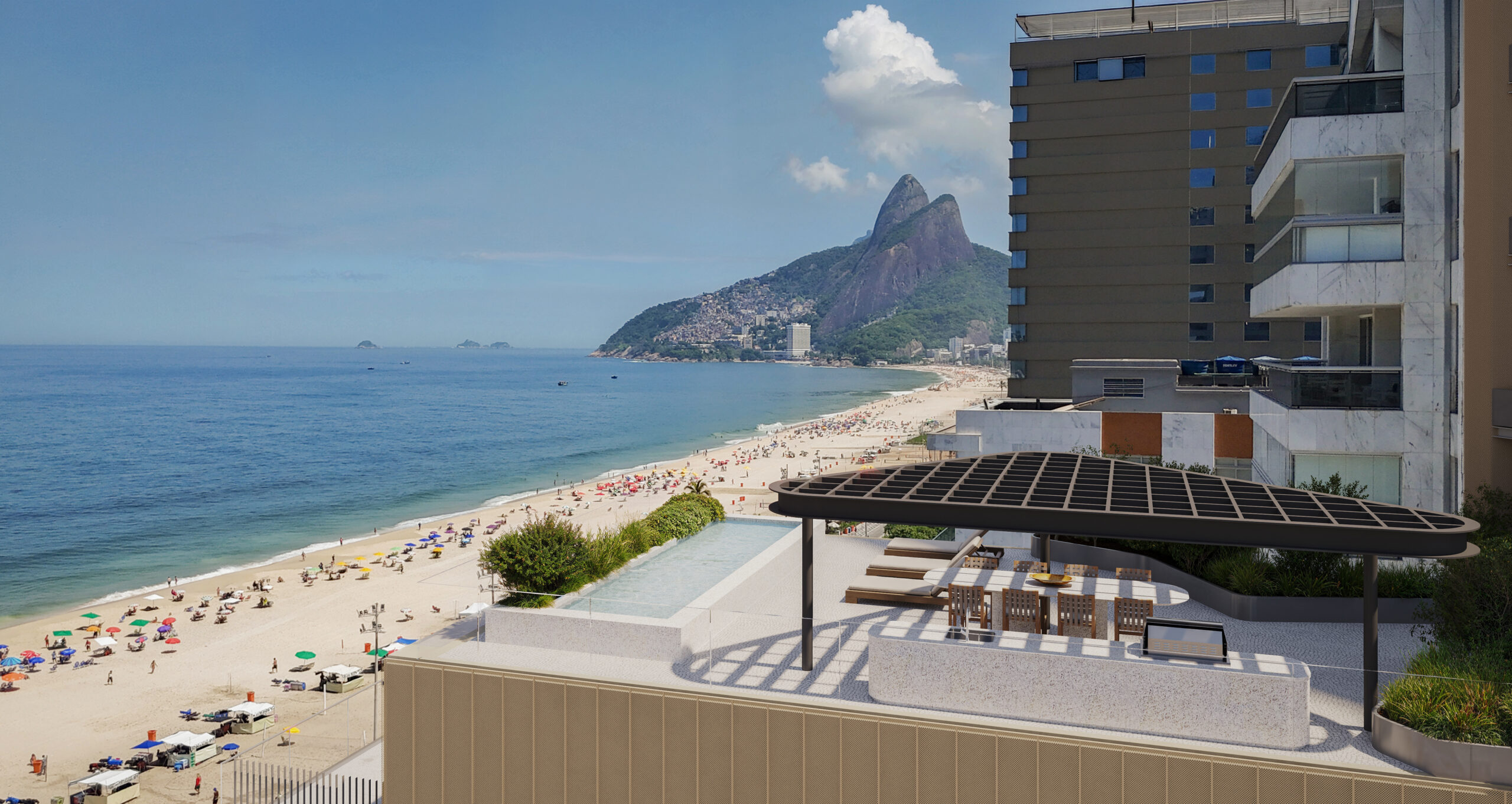 Vie Vieira Souto 432 Ipanema - Imóveis Novos no Rio Detalhe da unidade do Vie Vieira Souto 432 em Ipanema
