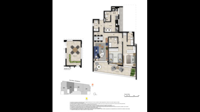 RG 33 botafogo planta do apartamento RG 33 botafogo planta do apartamento