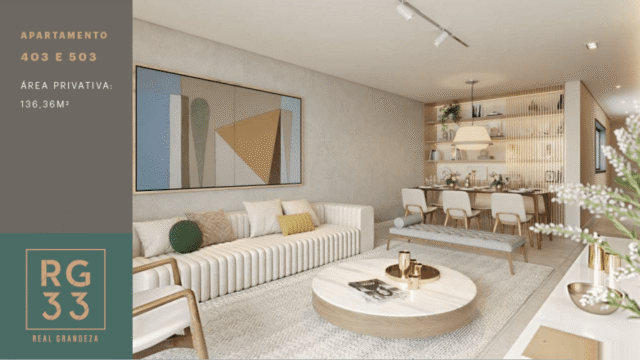 RG 33 botafogo apartamento decorado com 136m2