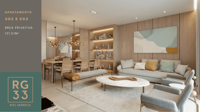 RG 33 botafogo apartamento decorado com 137m2