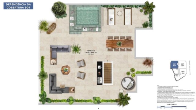 Ares Lagoa plantas dos apartamentos