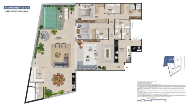 Ares Lagoa plantas dos apartamentos Ares Lagoa plantas dos apartamentos