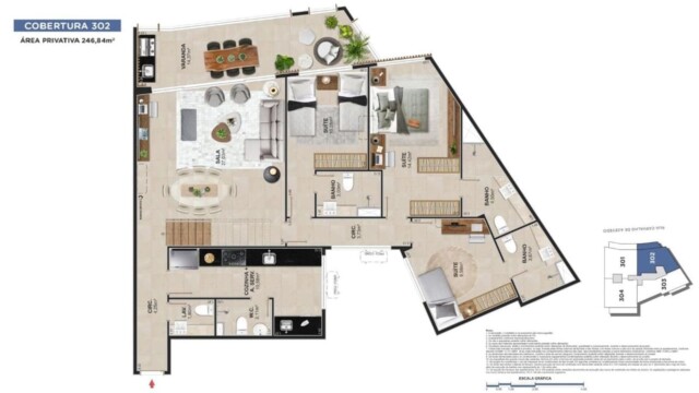 Ares Lagoa plantas dos apartamentos Ares Lagoa plantas dos apartamentos