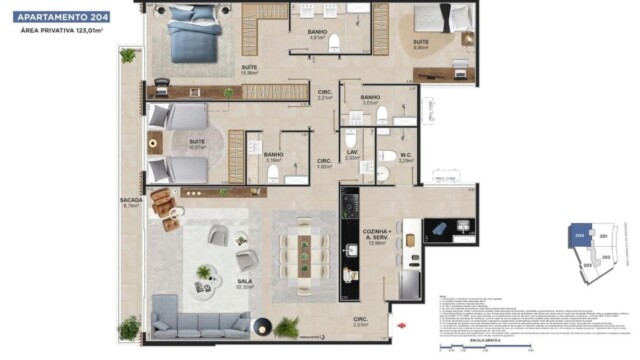 Ares Lagoa plantas dos apartamentos Ares Lagoa plantas dos apartamentos