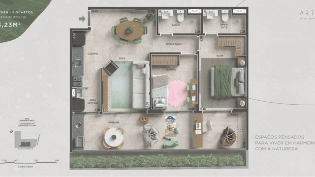 Arte Jardim Botânico plantas dos apartamentos Arte Jardim Botânico plantas dos apartamentos