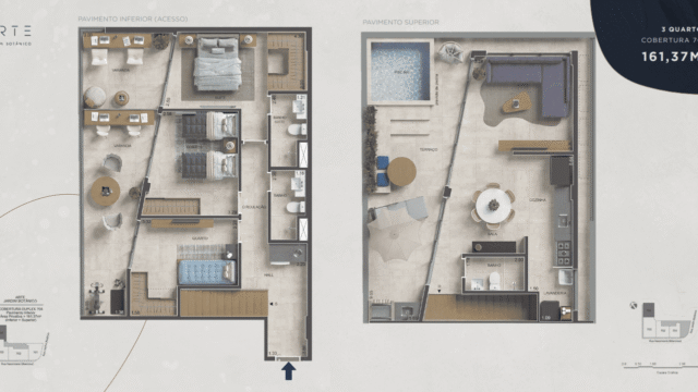 Arte Jardim Botânico plantas dos apartamentos Arte Jardim Botânico plantas dos apartamentos