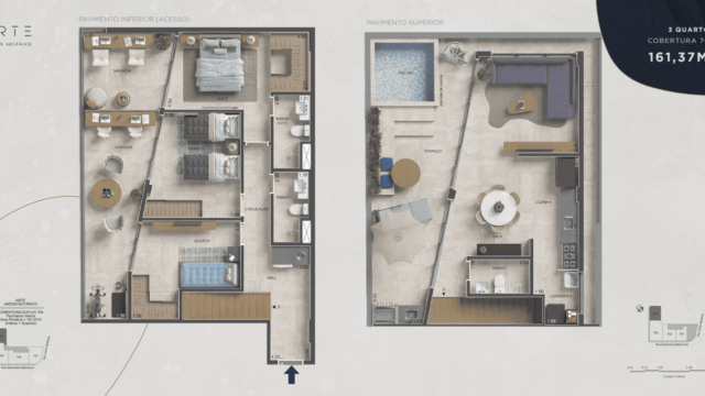 Arte Jardim Botânico plantas dos apartamentos Arte Jardim Botânico plantas dos apartamentos