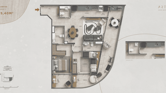 Arte Jardim Botânico plantas dos apartamentos Arte Jardim Botânico plantas dos apartamentos