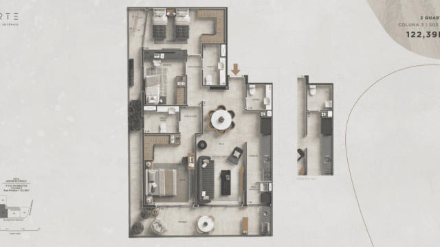 Arte Jardim Botânico plantas dos apartamentos Arte Jardim Botânico plantas dos apartamentos