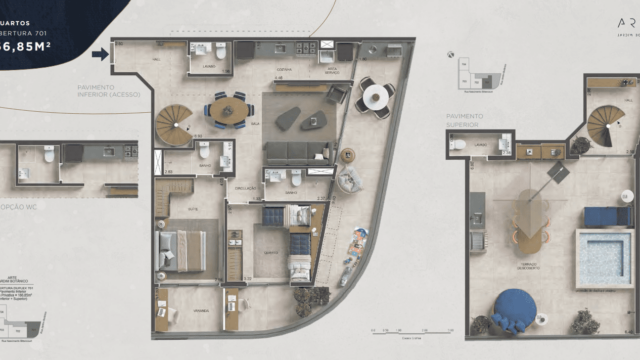 Arte Jardim Botânico plantas dos apartamentos Arte Jardim Botânico plantas dos apartamentos