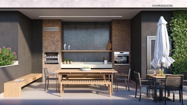 Etehe Residencial área de lazer churrasqueira Etehe Residencial área de lazer churrasqueira