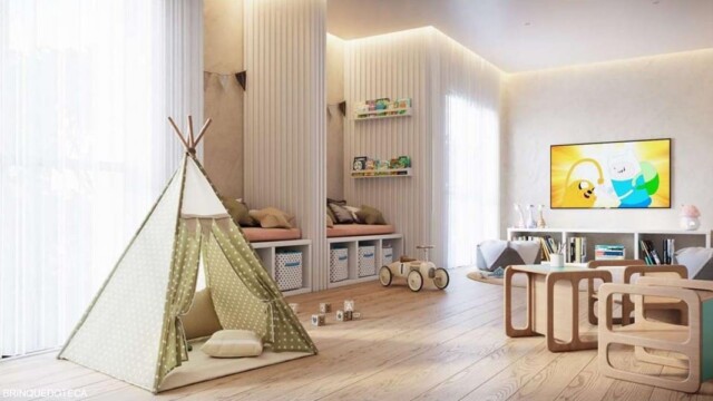 Etehe Residencial área de lazer espaço kids
