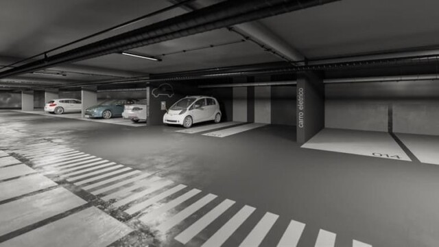 Etehe Residencial área de lazer estacionamento