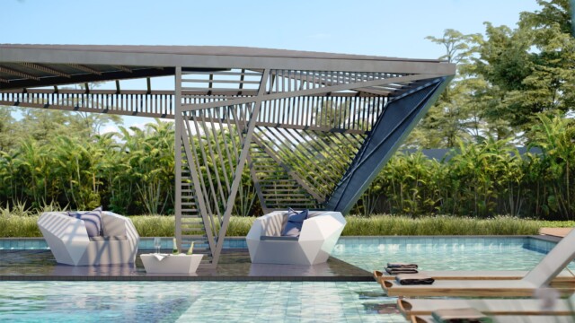 Latitud Condominium Design área de lazer