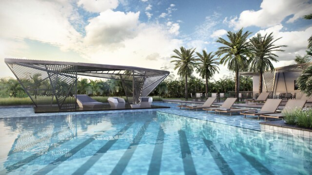 Latitud Condominium Design área de lazer