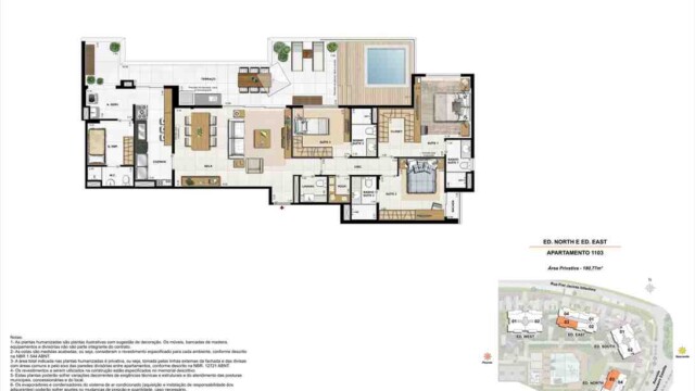 Latitud Condominium Design plantas dos apartamentos