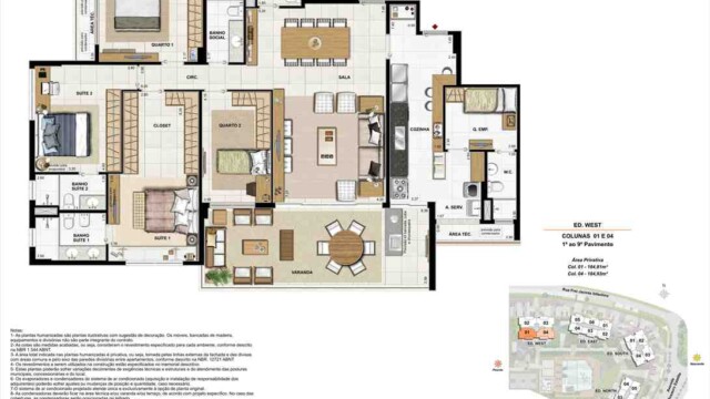 Latitud Condominium Design plantas dos apartamentos