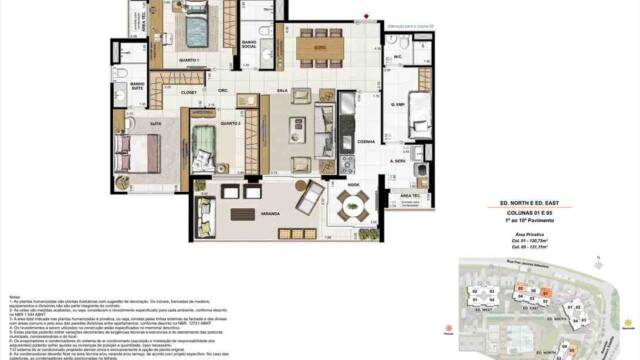 Latitud Condominium Design plantas dos apartamentos