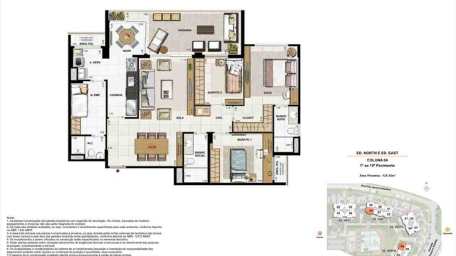 Latitud Condominium Design plantas dos apartamentos
