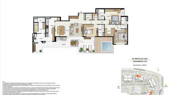 Latitud Condominium Design plantas dos apartamentos