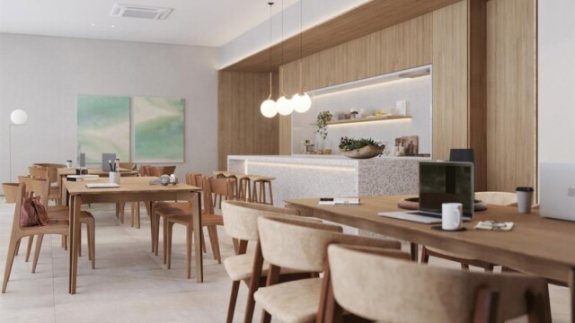S Design Residencial área de lazer salão gourmet