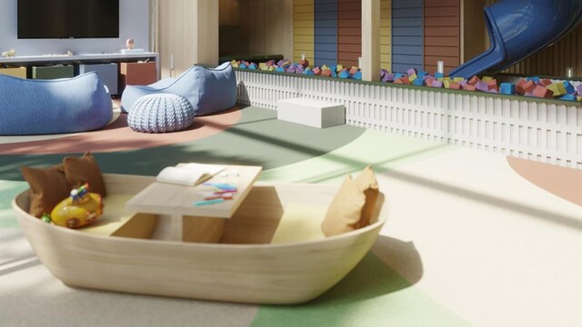 S Design Residencial área de lazer brinquedoteca e playground