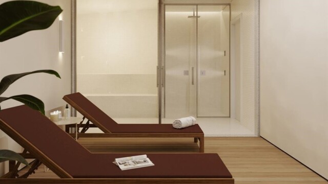 S Design Residencial área de lazer sauna espaço repouso