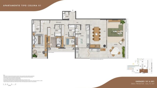 S Design Residencial plantas dos apartamentos