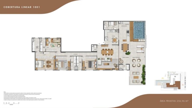 S Design Residencial plantas dos apartamentos