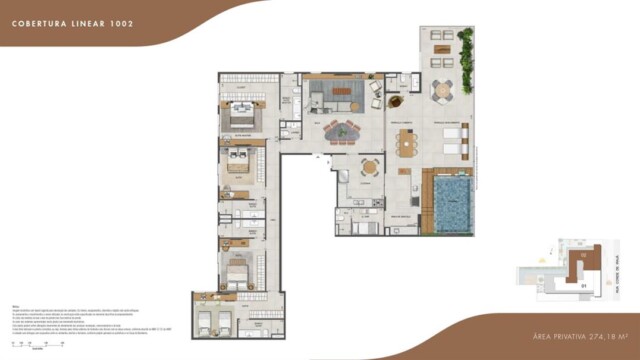 S Design Residencial plantas dos apartamentos