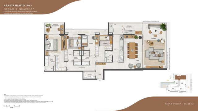 S Design Residencial plantas dos apartamentos