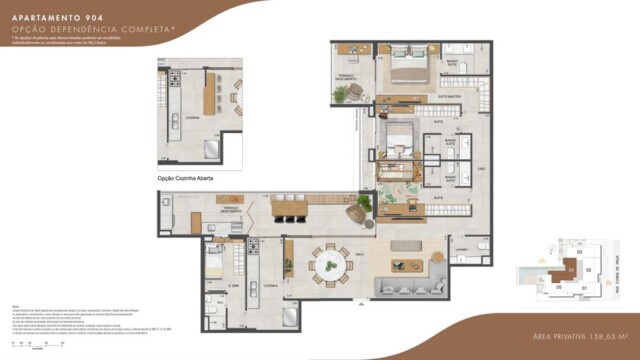 S Design Residencial plantas dos apartamentos