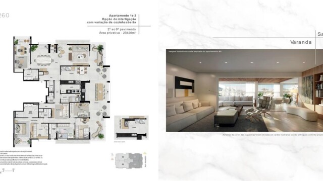 Blanc 260 Botafogo plantas dos apartamentos Blanc 260 Botafogo plantas dos apartamentos