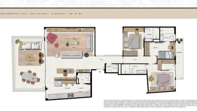 Epitácio 3714 planta do apartamento Epitácio 3714 planta do apartamento