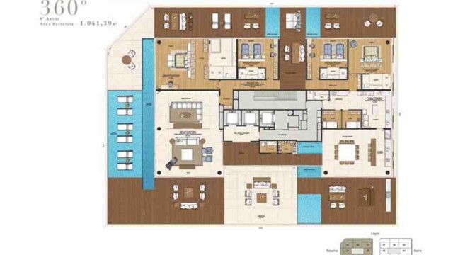 Grand Hyatt Residences plantas dos apartamentos Grand Hyatt Residences plantas dos apartamentos