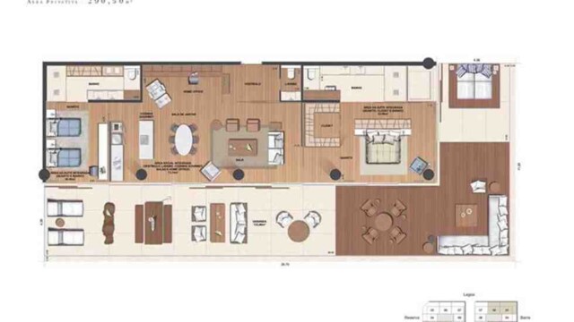 Grand Hyatt Residences plantas dos apartamentos Grand Hyatt Residences plantas dos apartamentos