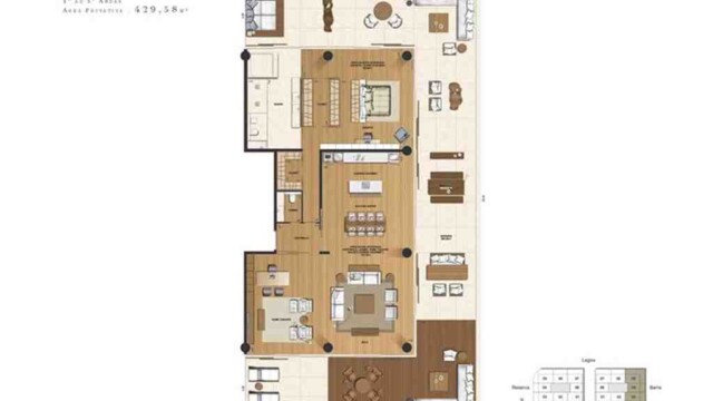 Grand Hyatt Residences plantas dos apartamentos Grand Hyatt Residences plantas dos apartamentos