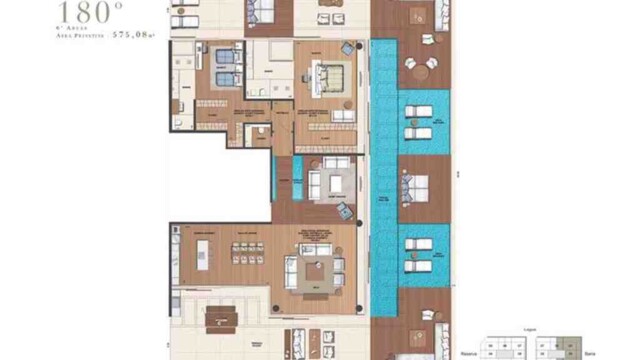 Grand Hyatt Residences plantas dos apartamentos Grand Hyatt Residences plantas dos apartamentos