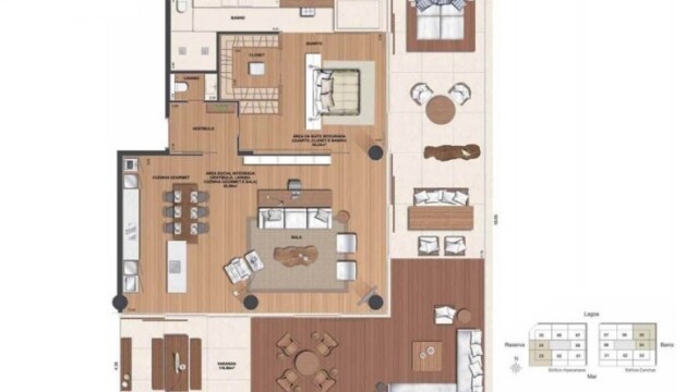 Grand Hyatt Residences plantas dos apartamentos Grand Hyatt Residences plantas dos apartamentos