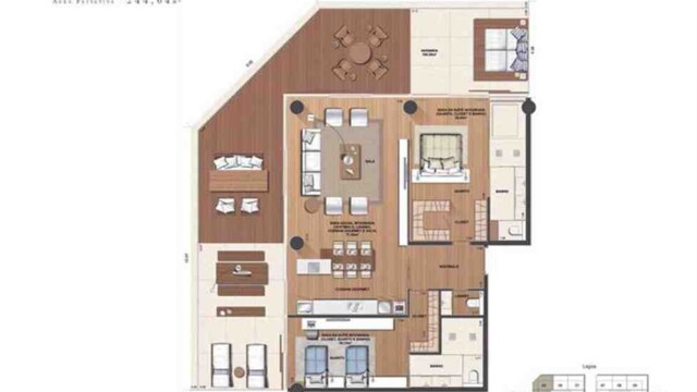 Grand Hyatt Residences plantas dos apartamentos Grand Hyatt Residences plantas dos apartamentos