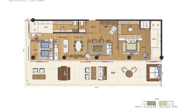 Grand Hyatt Residences plantas dos apartamentos Grand Hyatt Residences plantas dos apartamentos