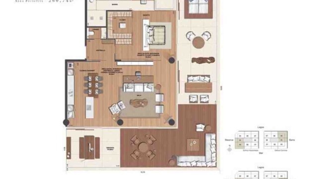 Grand Hyatt Residences plantas dos apartamentos Grand Hyatt Residences plantas dos apartamentos