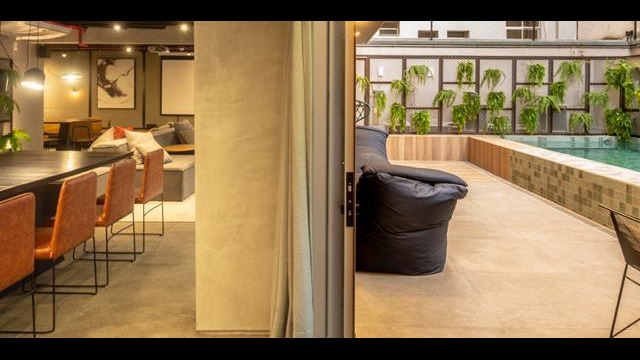 Hub Coliving área de lazer piscina e salão gourmet Hub Coliving área de lazer piscina e salão gourmet