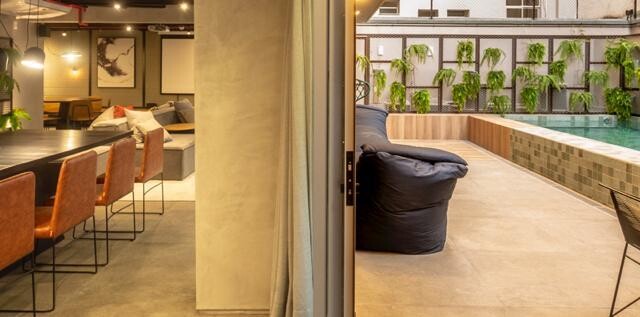 Hub Coliving área de lazer piscina e salão gourmet Hub Coliving área de lazer piscina e salão gourmet