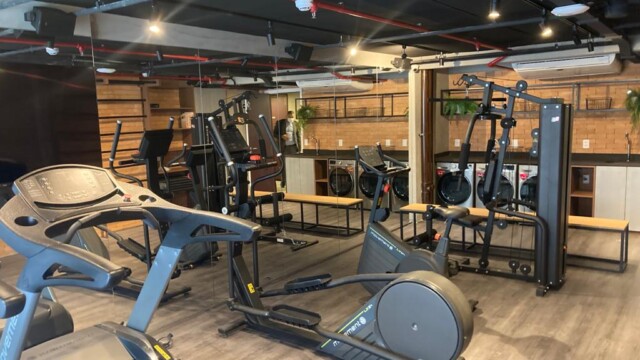 Hub Coliving área de lazer academia Hub Coliving área de lazer academia