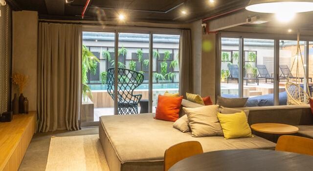 Hub Coliving área de lazer coworking Hub Coliving área de lazer coworking