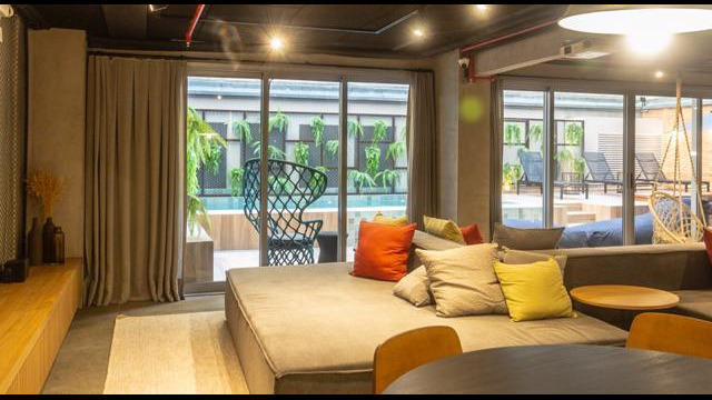 Hub Coliving área de lazer coworking Hub Coliving área de lazer coworking